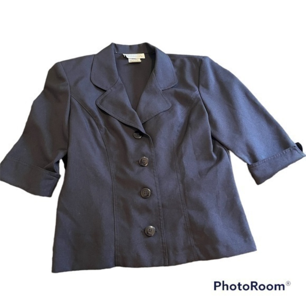 Vintage Giorgio fiorelli navy/purple blazer
